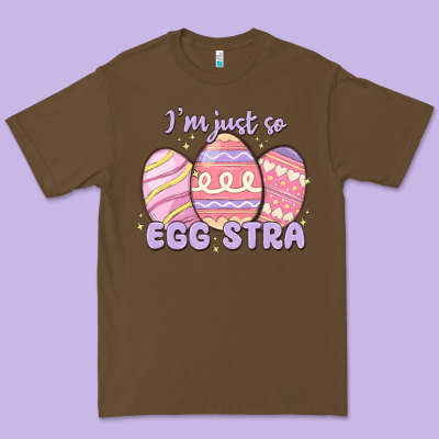 I'm Just So Egg Stra Premium Tee Designed By Maliassmallbusiness