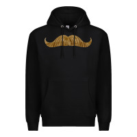Black moustache fa element Premium Hoodie - FaDigitalArtStudio