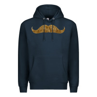 Navy moustache fa element Premium Hoodie - FaDigitalArtStudio