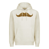 Oatmeal Heather moustache fa element Premium Hoodie - FaDigitalArtStudio