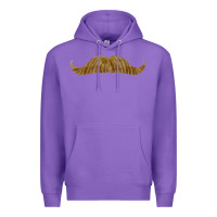 Purple moustache fa element Premium Hoodie - FaDigitalArtStudio