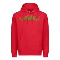 Red moustache fa element Premium Hoodie - FaDigitalArtStudio