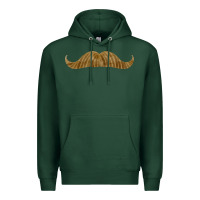 Sports Green moustache fa element Premium Hoodie - FaDigitalArtStudio