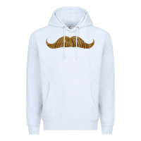 White moustache fa element Premium Hoodie - FaDigitalArtStudio