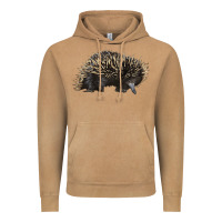 Vintage Camel short beaked echidna Vintage Hoodie - LillyAllenDesigns