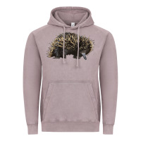 Short Beaked Echidna Vintage Hoodie | Teevron