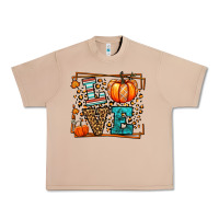 Burro Fall Autumn Leopard Love Pumpkin Urban Heavy Tee - LillyAllenDesigns