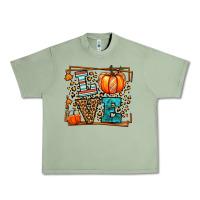 Oil Green Fall Autumn Leopard Love Pumpkin Urban Heavy Tee - LillyAllenDesigns