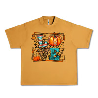 Peanut Butter Fall Autumn Leopard Love Pumpkin Urban Heavy Tee - LillyAllenDesigns