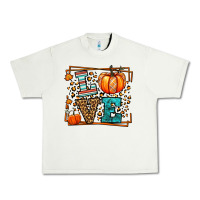 Pistachio Fall Autumn Leopard Love Pumpkin Urban Heavy Tee - LillyAllenDesigns
