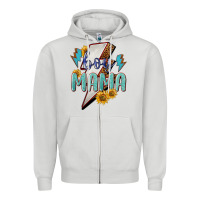 Dove Grey Boy mama lightning bold mother's day Zipper Hoodie - HowdyJamesFarm