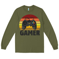 Army Green Gamer Long Sleeve Tee - Bettercallsaul