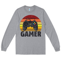 Heather Grey Gamer Long Sleeve Tee - Bettercallsaul