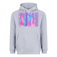 Heather Grey Pink Easter Brushstrokes Heavyweight Hoodie - BundleAndBundleShop