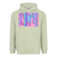 Matcha Pink Easter Brushstrokes Heavyweight Hoodie - BundleAndBundleShop