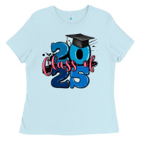 Baby Blue class of 2025 Ladies Tee - MaliasSmallBusiness