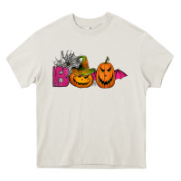 Cream boo pumpkins Heavy Core Tee - Jasminsmagicworld