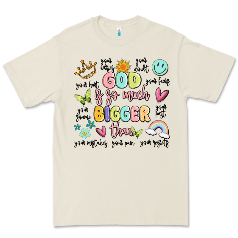 God Is So Much Bigger Than Malia Premium Tee by MaliasSmallBusiness | Teevron
