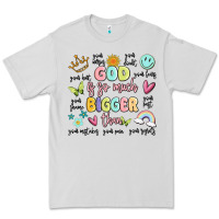 Dove Grey god is so much bigger than malia Premium Tee - MaliasSmallBusiness