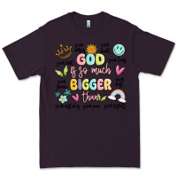 Plum god is so much bigger than malia Premium Tee - MaliasSmallBusiness