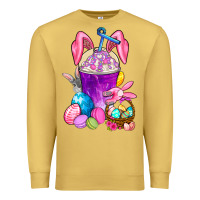 Antique Gold Easter Coffee Cup Premium Sweatshirt - BundleAndBundleShop