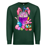 Sports Green Easter Coffee Cup Premium Sweatshirt - BundleAndBundleShop