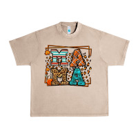 French Oak Fall Autumn Leopard Mama Urban Heavy Tee - LillyAllenDesigns