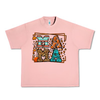 Salmon Fall Autumn Leopard Mama Urban Heavy Tee - LillyAllenDesigns