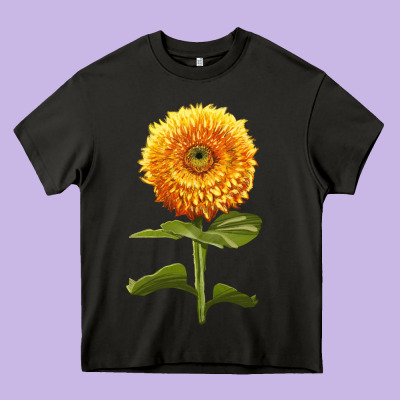 Gummy Bear Sunflower Heavy Core Tee Designed By Lillyallendesigns
