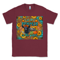 Burgundy Fall Cutest Pumpkin In The Patch Cute Cow Tumbler Classic Tee - LillyAllenDesigns