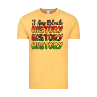 Vintage Mustard i am black history Vintage Tee - LillyAllenDesigns