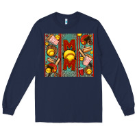 Navy softball mom Long Sleeve Tee - Jasminsmagicworld