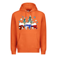Carrot dental christmas tree teeth and winter ado Premium Hoodie - OliviaCreatesArt