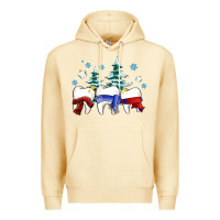 Pina Colada dental christmas tree teeth and winter ado Premium Hoodie - OliviaCreatesArt