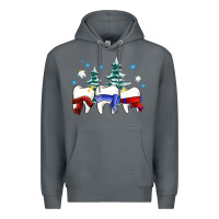 Rock dental christmas tree teeth and winter ado Premium Hoodie - OliviaCreatesArt