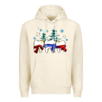 Tofu dental christmas tree teeth and winter ado Premium Hoodie - OliviaCreatesArt