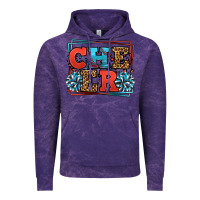 Cloud Purple Cheer Baseball stitchs Vintage Hoodie - LillyAllenDesigns