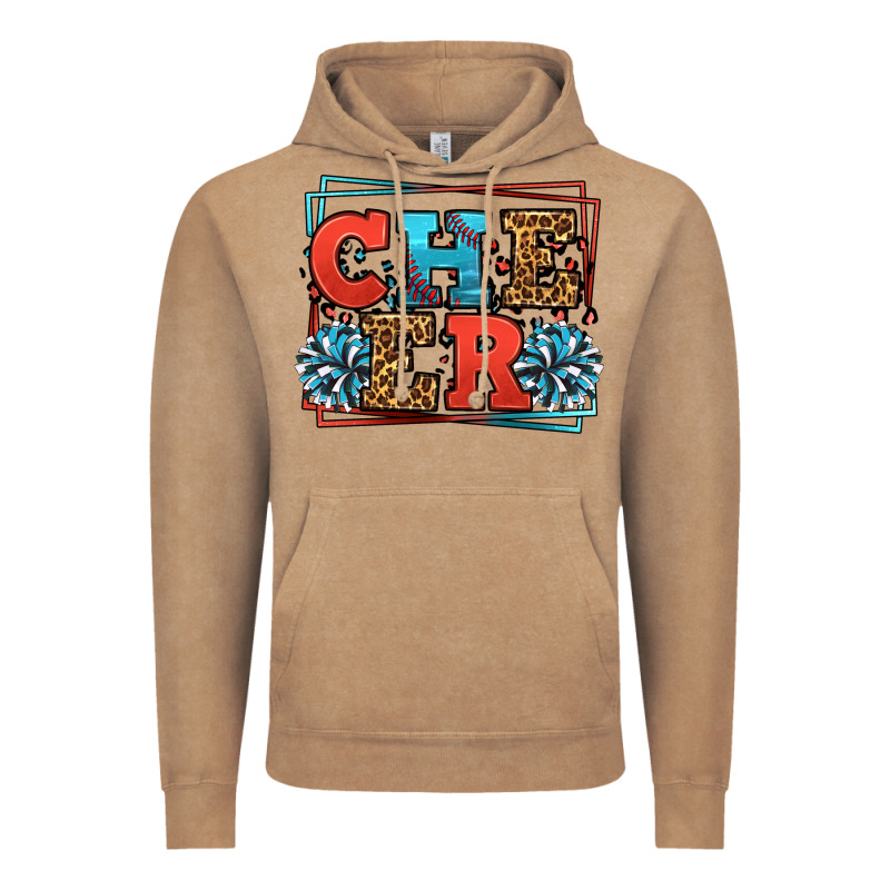 Cheer Baseball Stitchs Vintage Hoodie by LillyAllenDesigns | Teevron