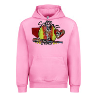 Fuchsia Pink softball vibes Urban Hoodie - SublimationCraftShop