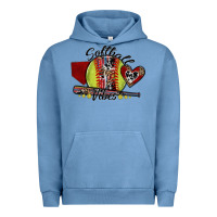 Pigment Pebble Blue softball vibes Urban Hoodie - SublimationCraftShop