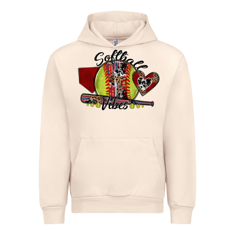 Softball Vibes Urban Hoodie by SublimationCraftShop | Teevron