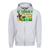 Heather Grey St. Patrick's know Jesus arose Zipper Hoodie - CowGirlArtShop
