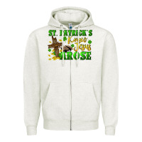 Oatmeal Heather St. Patrick's know Jesus arose Zipper Hoodie - CowGirlArtShop