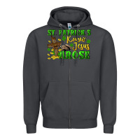 Smoke St. Patrick's know Jesus arose Zipper Hoodie - CowGirlArtShop