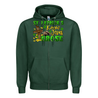 Sports Green St. Patrick's know Jesus arose Zipper Hoodie - CowGirlArtShop