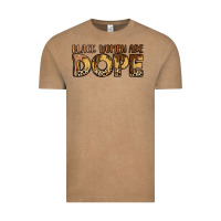 Vintage Coffee black women are dope Vintage Tee - LillyAllenDesigns