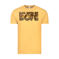 Vintage Mustard black women are dope Vintage Tee - LillyAllenDesigns
