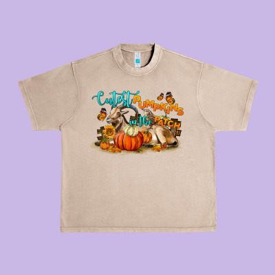 Fall Cutest Pumpkin In The Patch Urban Heavy Tee Designed By Lillyallendesigns