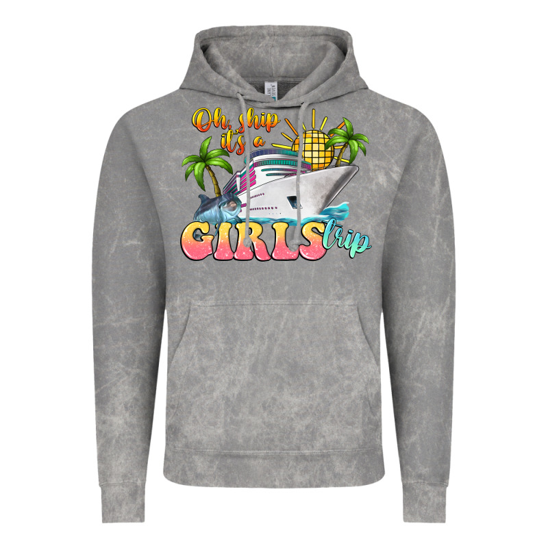 Oh Ship It's A Girls Trip Vintage Hoodie by LillyAllenDesigns | Teevron