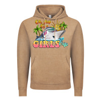 Vintage Coffee oh ship it's a girls trip Vintage Hoodie - LillyAllenDesigns
